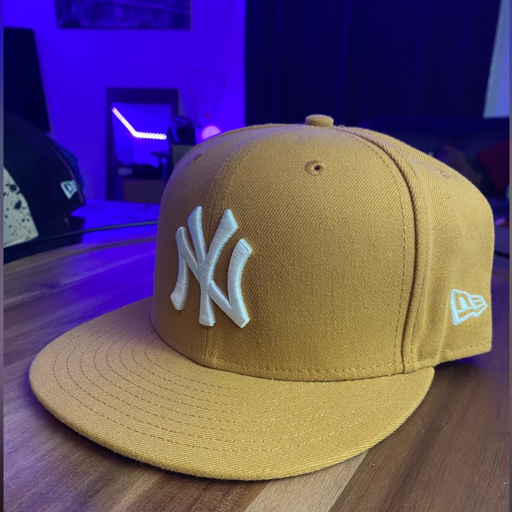 NY Yankees New Era Fifty 9fifty pecan fitted hat